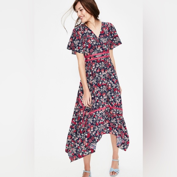 Boden Dresses & Skirts - Boden Handkerchief Hem Dress